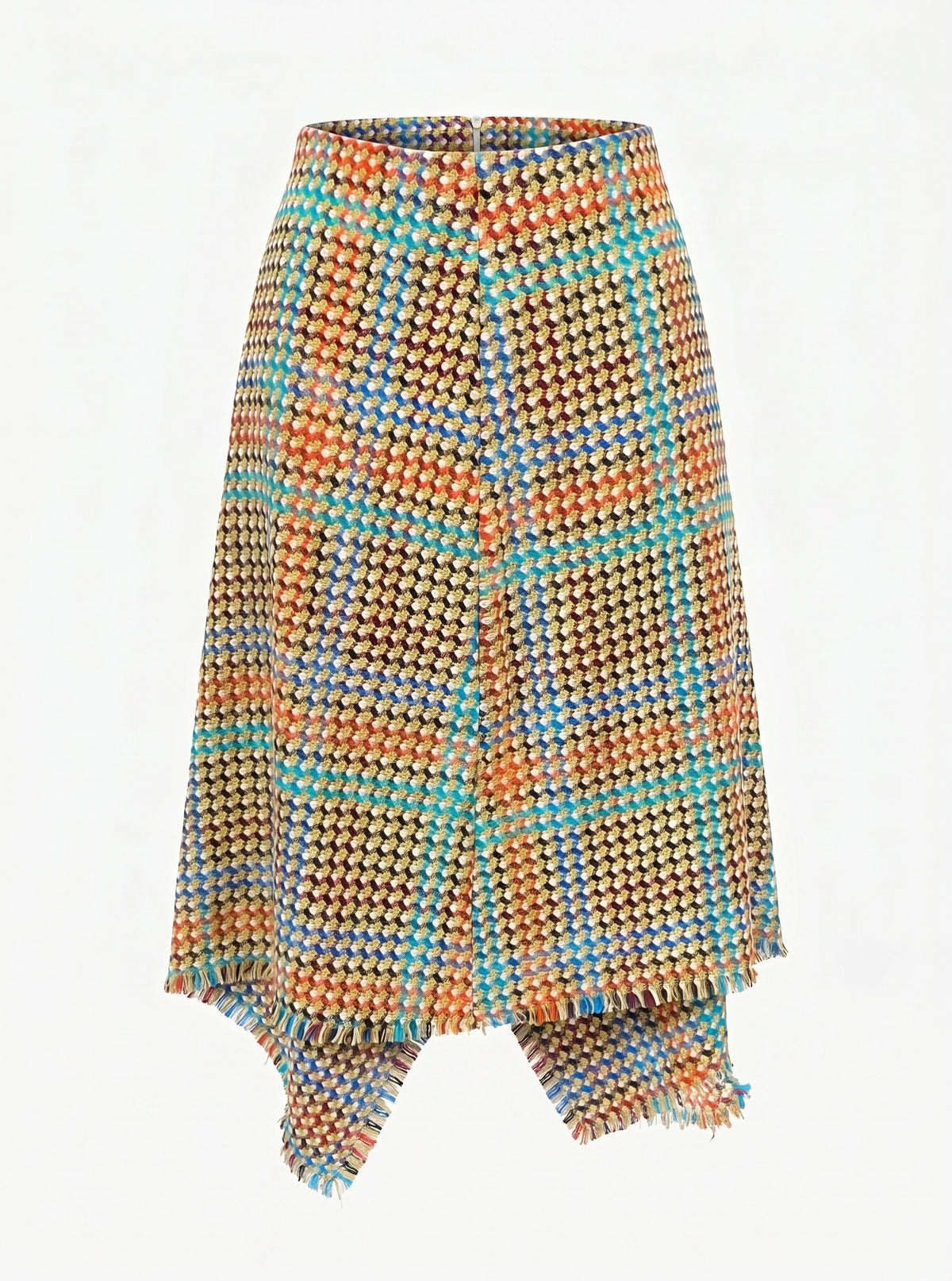 Missoni Multicolor Tweed Fringe Skirt – Size 40