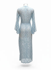 Mojo Light Blue Lace Kaftan Dress – New With Tags