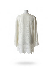 Mojo White Lace Tunic Top