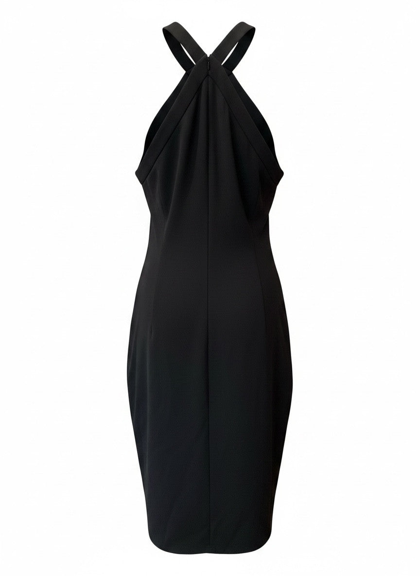 Moschino Halter-Neck Cocktail Dress – Black – Size IT 48