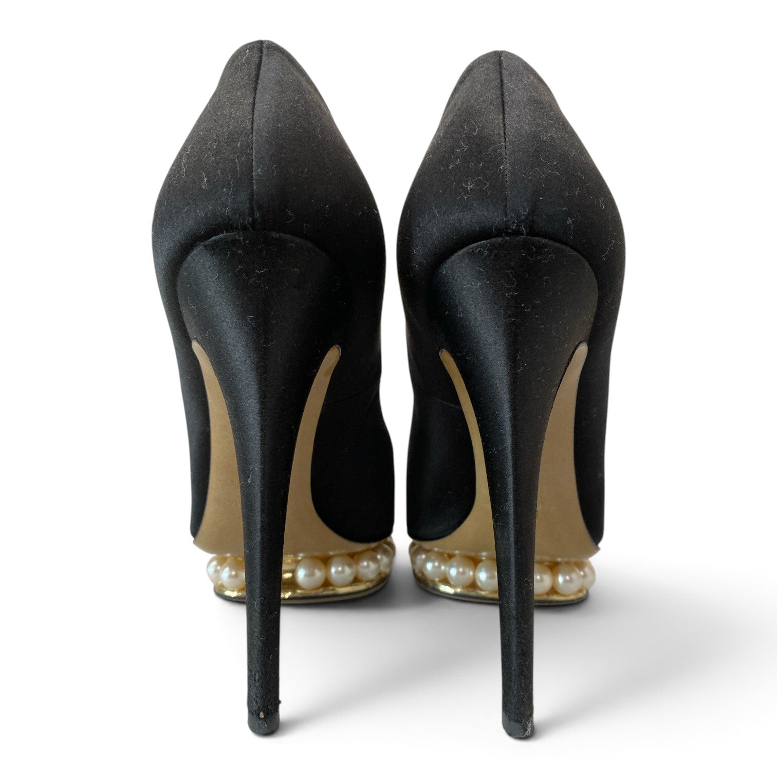 Nicholas Kirkwood Casati Pearl Platform Pumps – Black – Size 37
