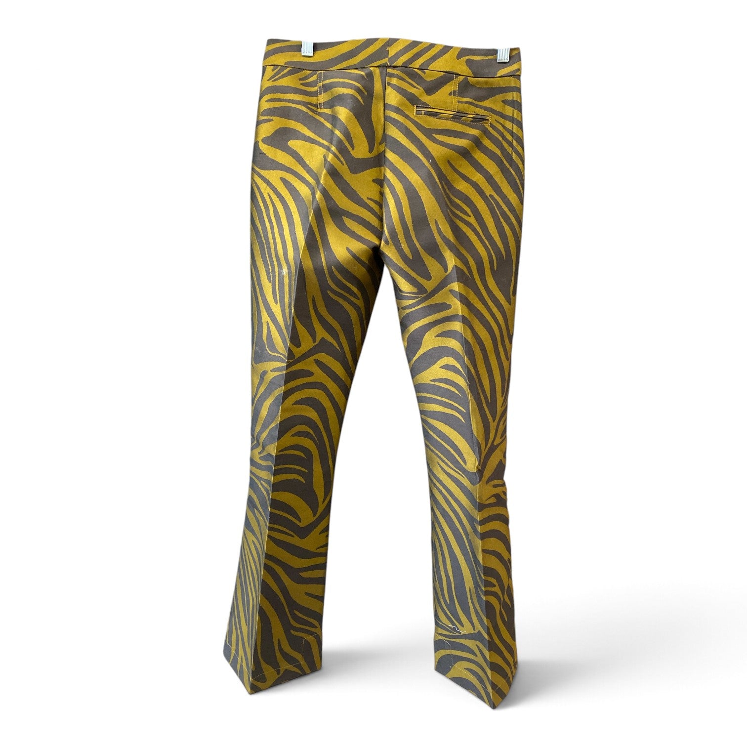 3.1 Phillip Lim Zebra-Print Blazer & Trouser Suit Set – Khaki & Black – Blazer 4 / Trousers 2