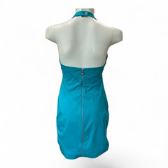 Patrizia Pepe Turquoise Cut-Out Mini Dress – Size IT 40