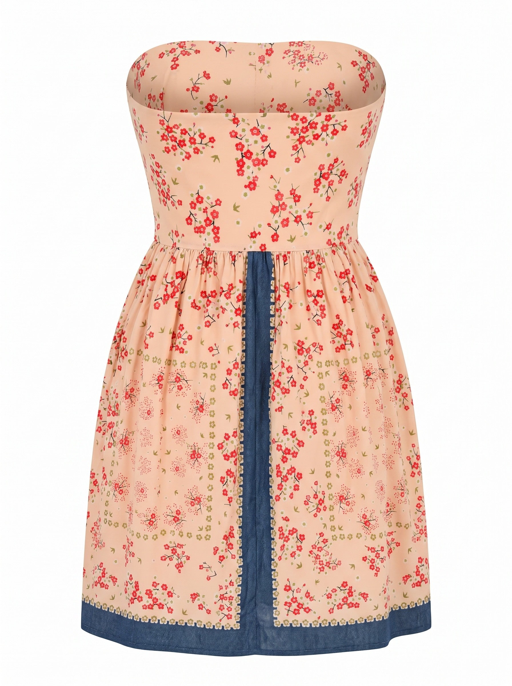 Paul & Joe Sister Bandera Strapless Floral Dress – Size 40