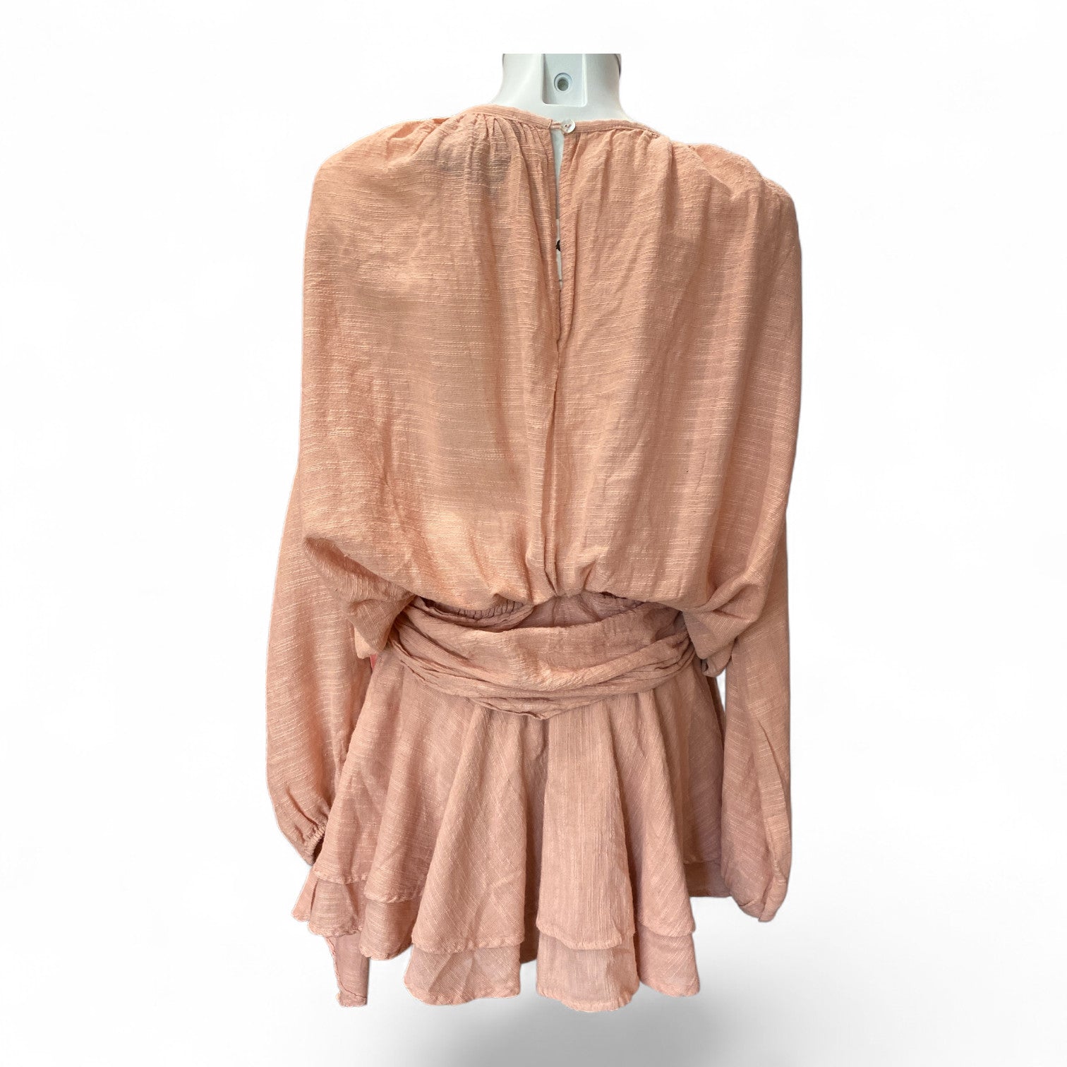 Pearl & Caviar Salmon Mini Dress – Size S