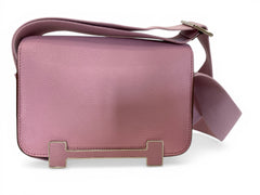 Hermès Geta Crossbody Bag – Mauve, Pristine with Dust Bag