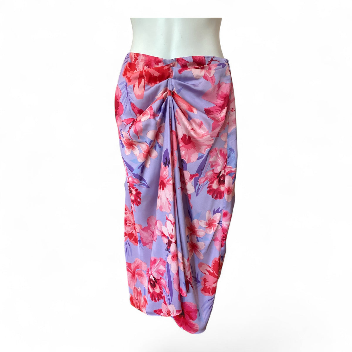 Pinko Floral Draped Skirt – Size 44