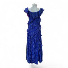 Ralph Lauren Paisley Ruffle Maxi Dress – Size US 6