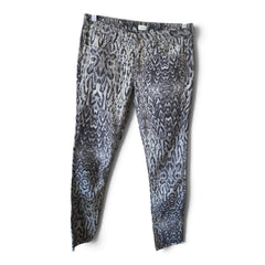 Reiko Grey & Black Abstract Print Skinny Jeans – Size 30