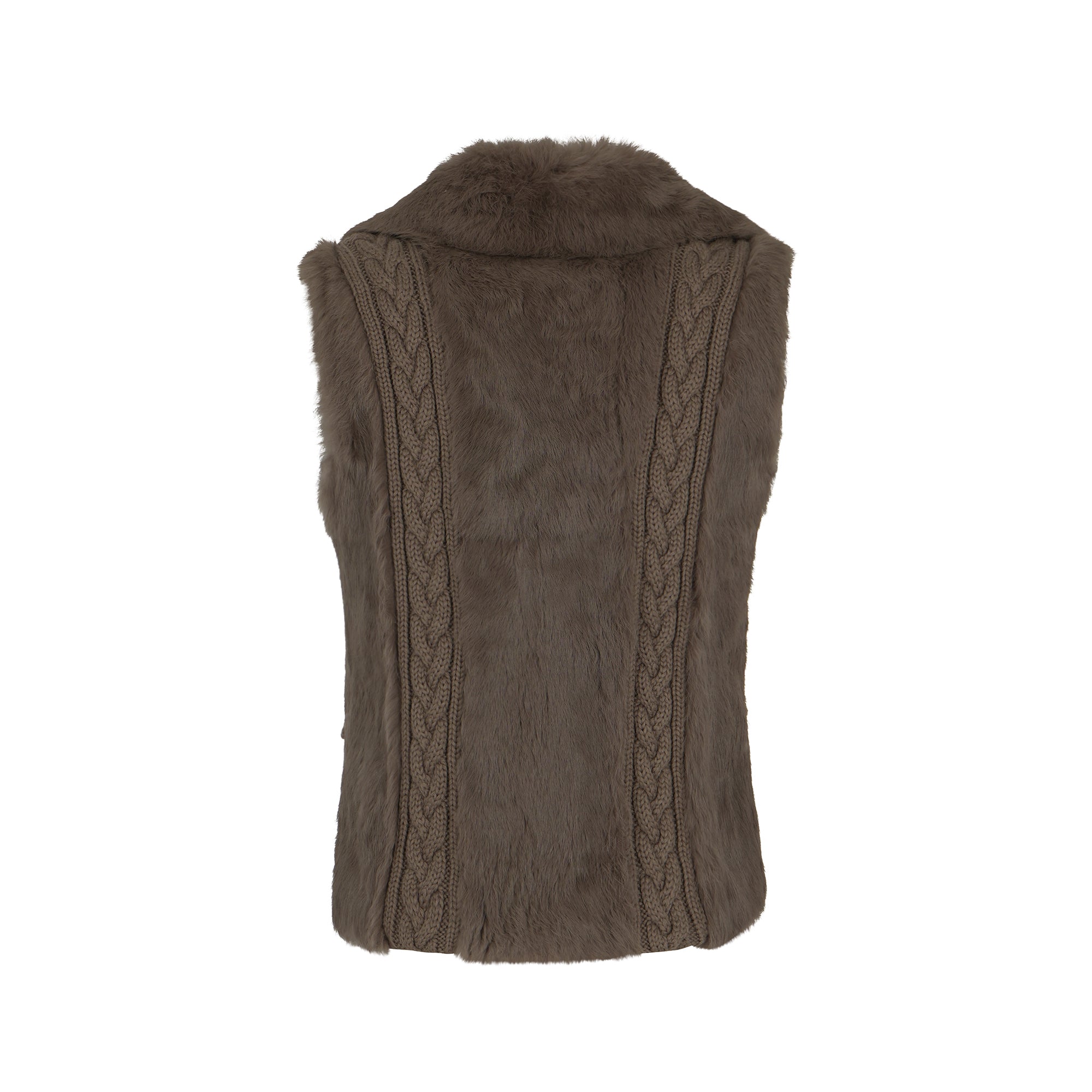 Liu Jo Wool and Rabbit Vest