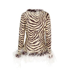 Valentino Animal Print Jacket