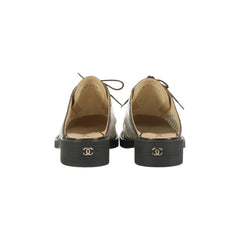 Chanel Lace up Mule Sandals