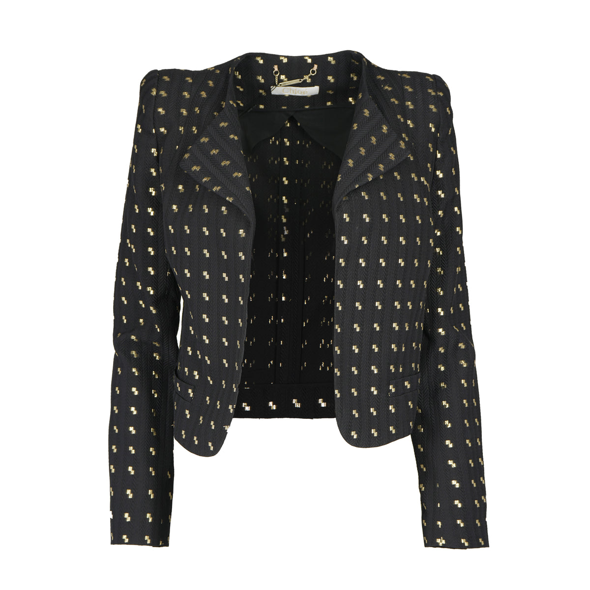 Chloe Herringbone blazer