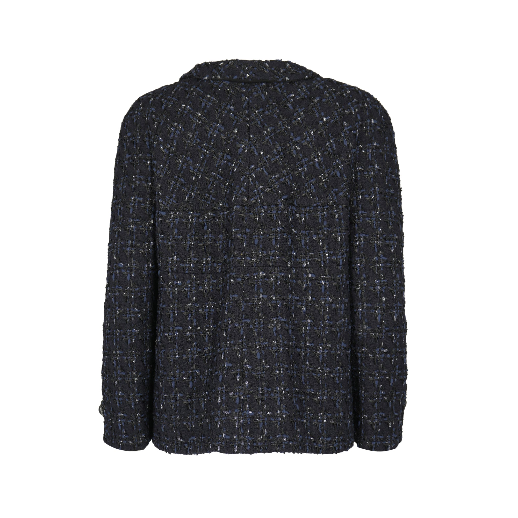 Chanel Tweed Blue Jacket