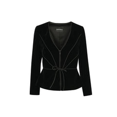 Emporio Armani Black Velvet Blazer