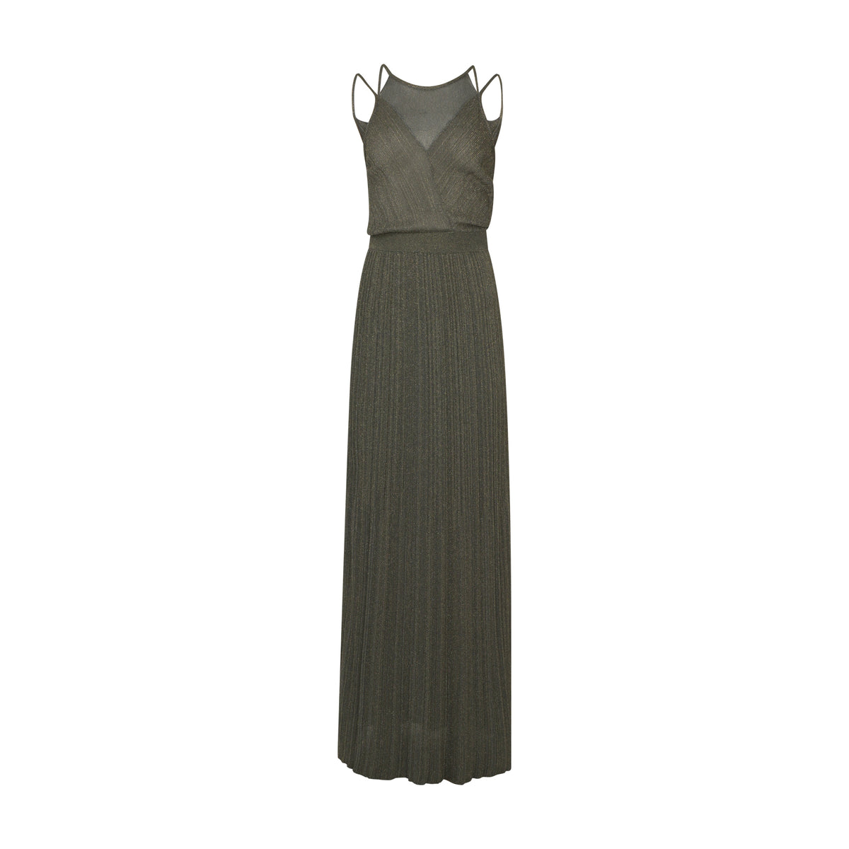 Missoni gold-gray lurex knit Dress