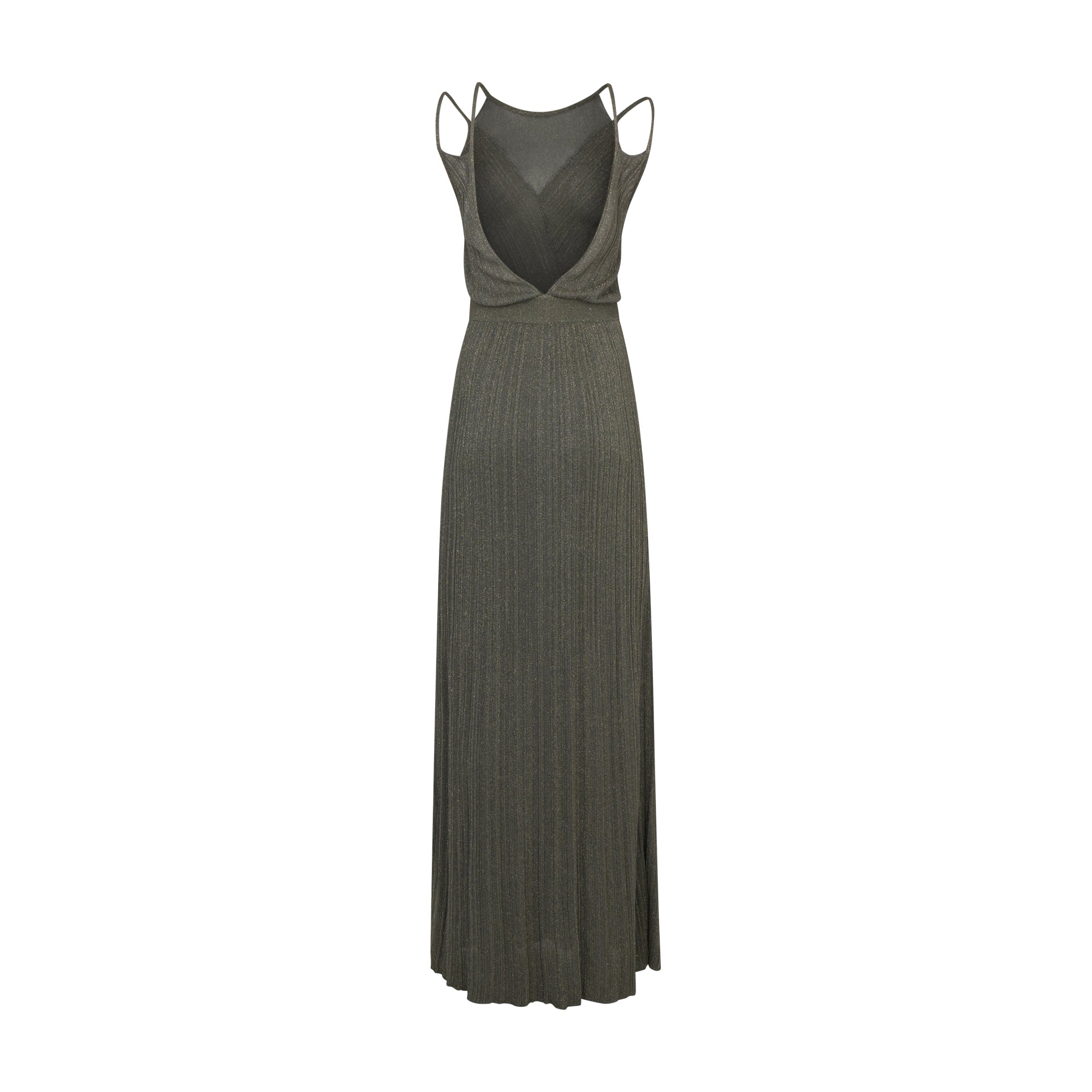 Missoni gold-gray lurex knit Dress