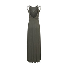 Missoni gold-gray lurex knit Dress