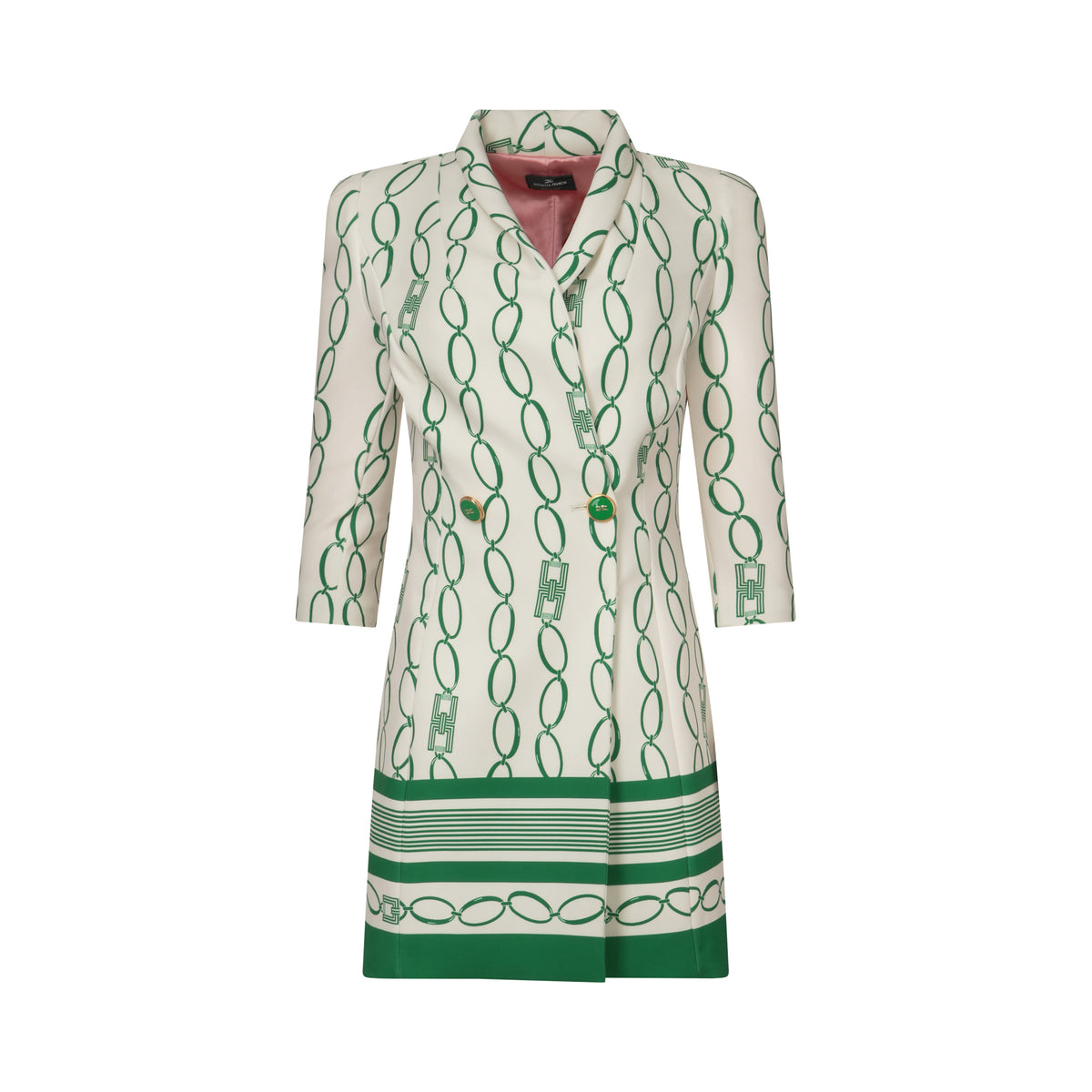 Elisabetta Franchi Printed Blazer Dress