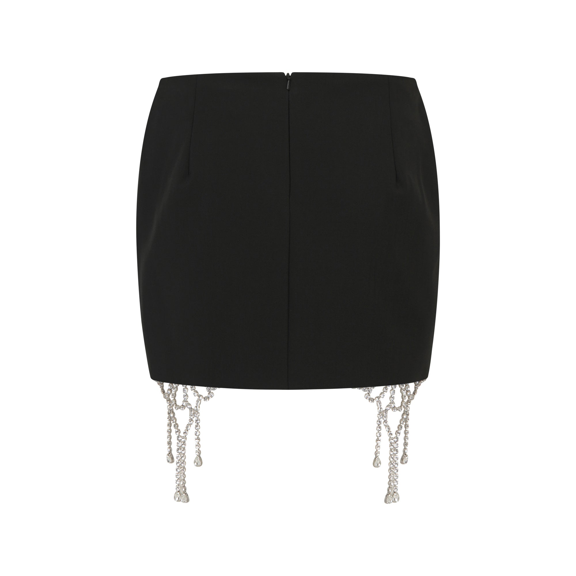 Area Crystal Flower Mini Skirt