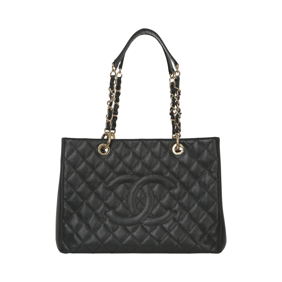 Chanel Black Shopping Tote Bag