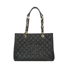 Chanel Black Shopping Tote Bag