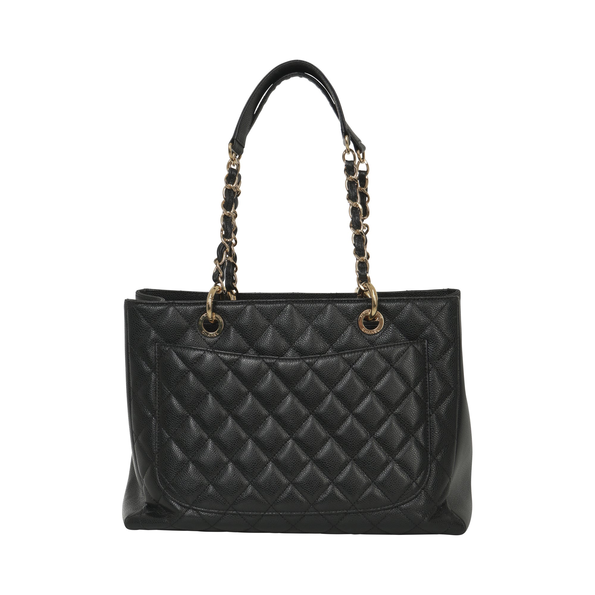 Chanel Black Shopping Tote Bag
