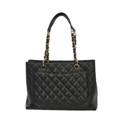 Chanel Black Shopping Tote Bag