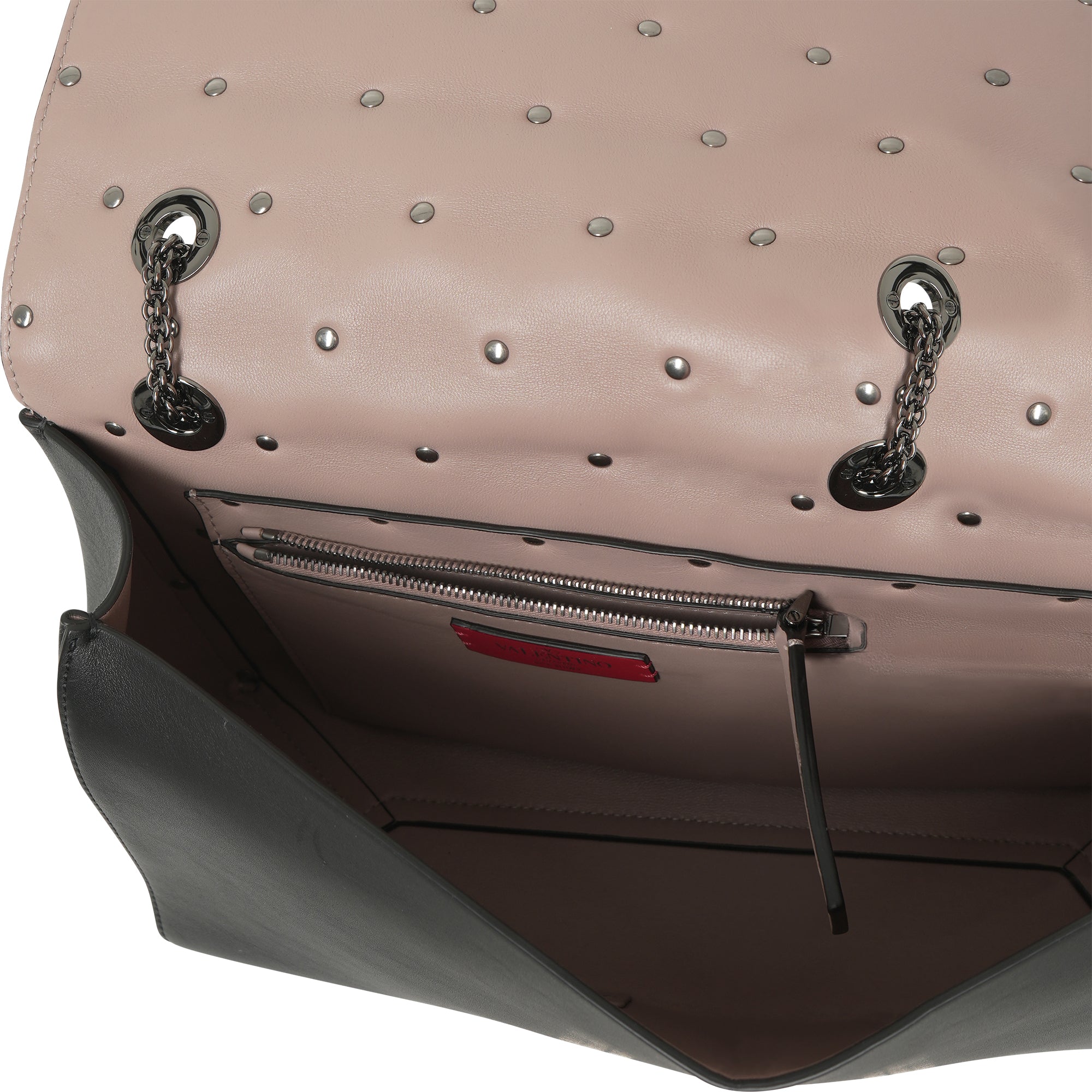 Valentino Shearling Rockstud bag