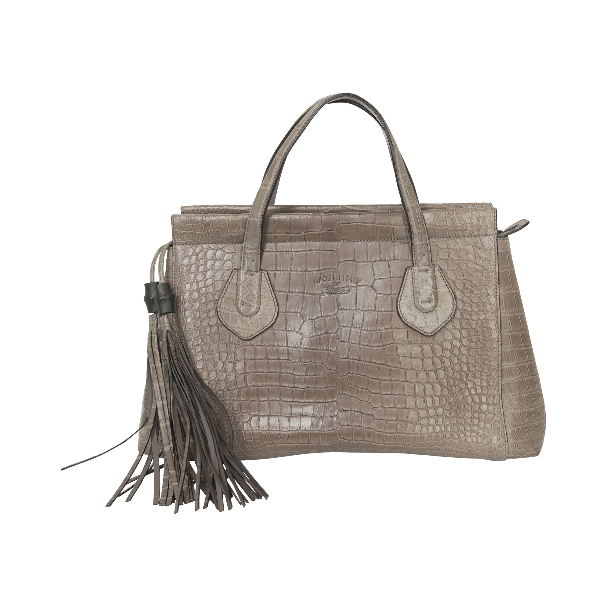 Gucci Crocodile Lady Tassel Bag
