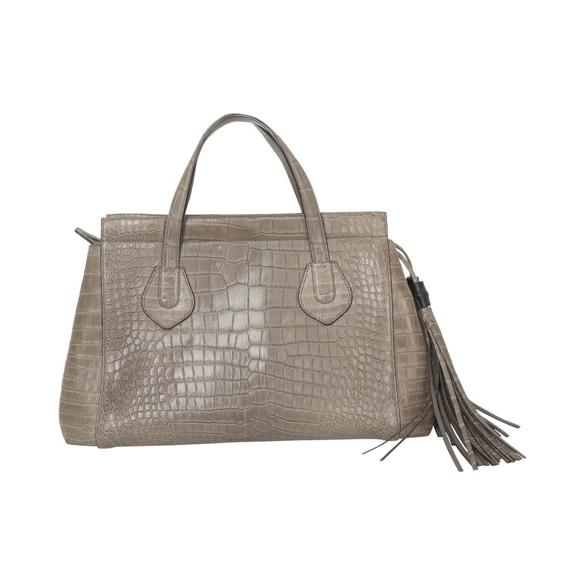 Gucci Crocodile Lady Tassel Bag