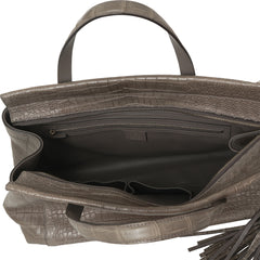 Gucci Crocodile Lady Tassel Bag