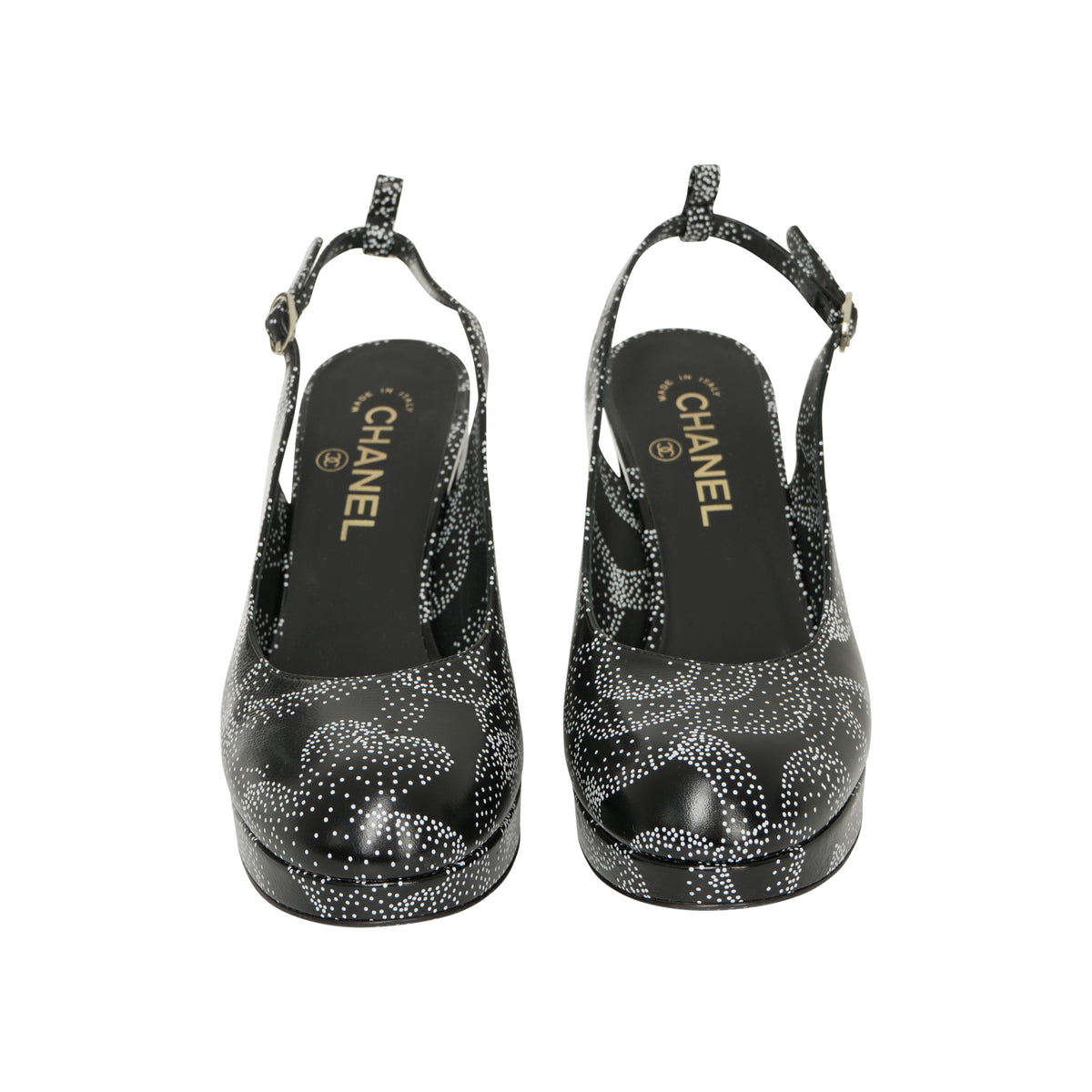 Chanel Platform Slingback Heels