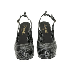 Chanel Platform Slingback Heels