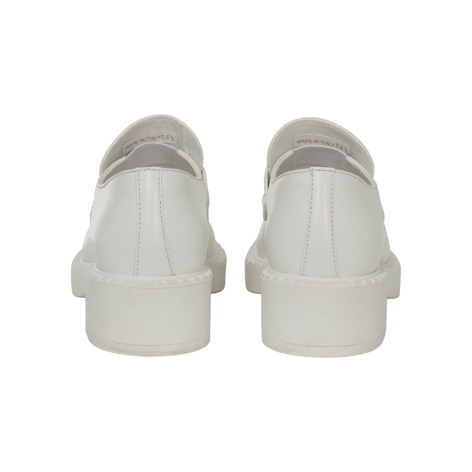 Prada Monolith Brushed Loafers