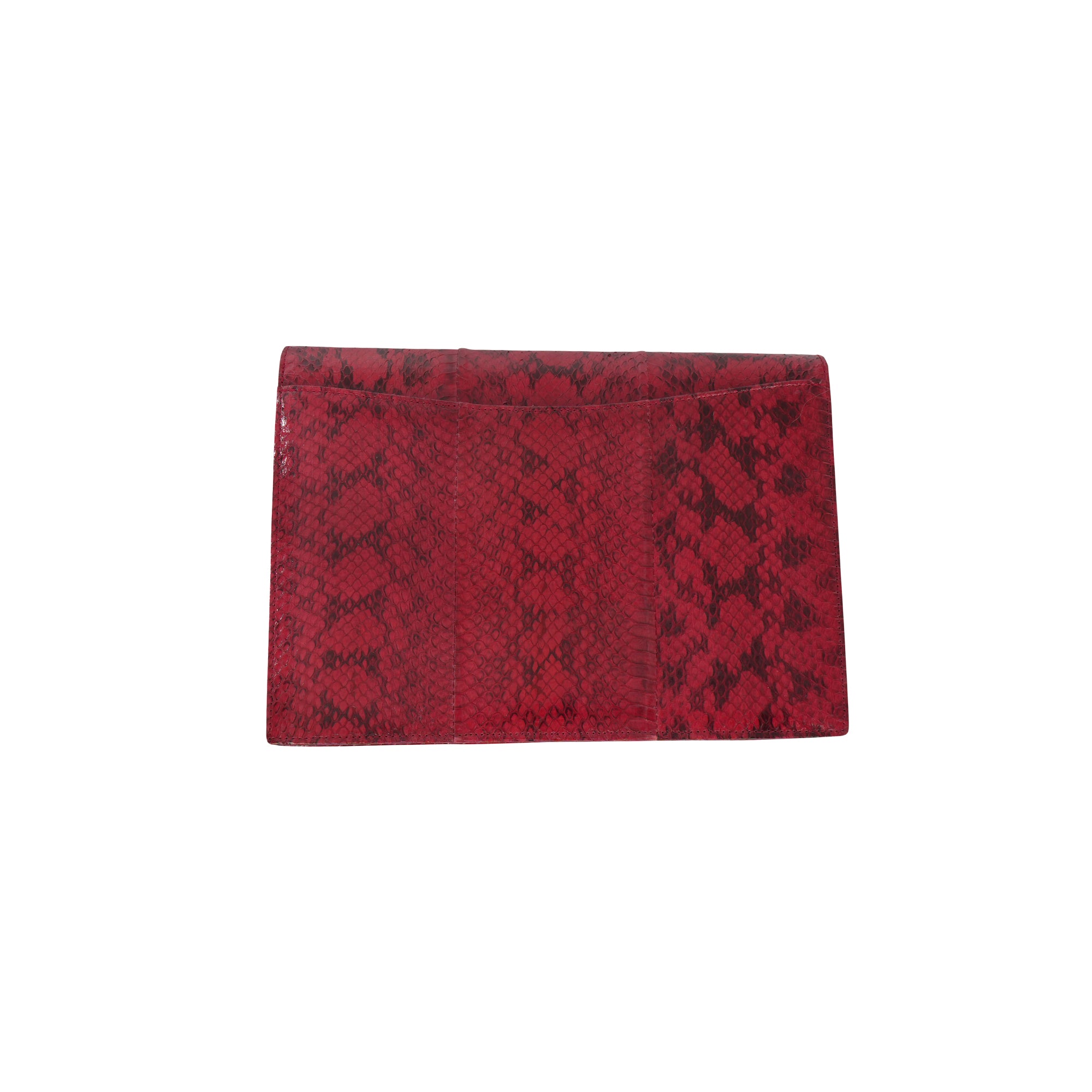 Oscar de la Renta Python skin clutch