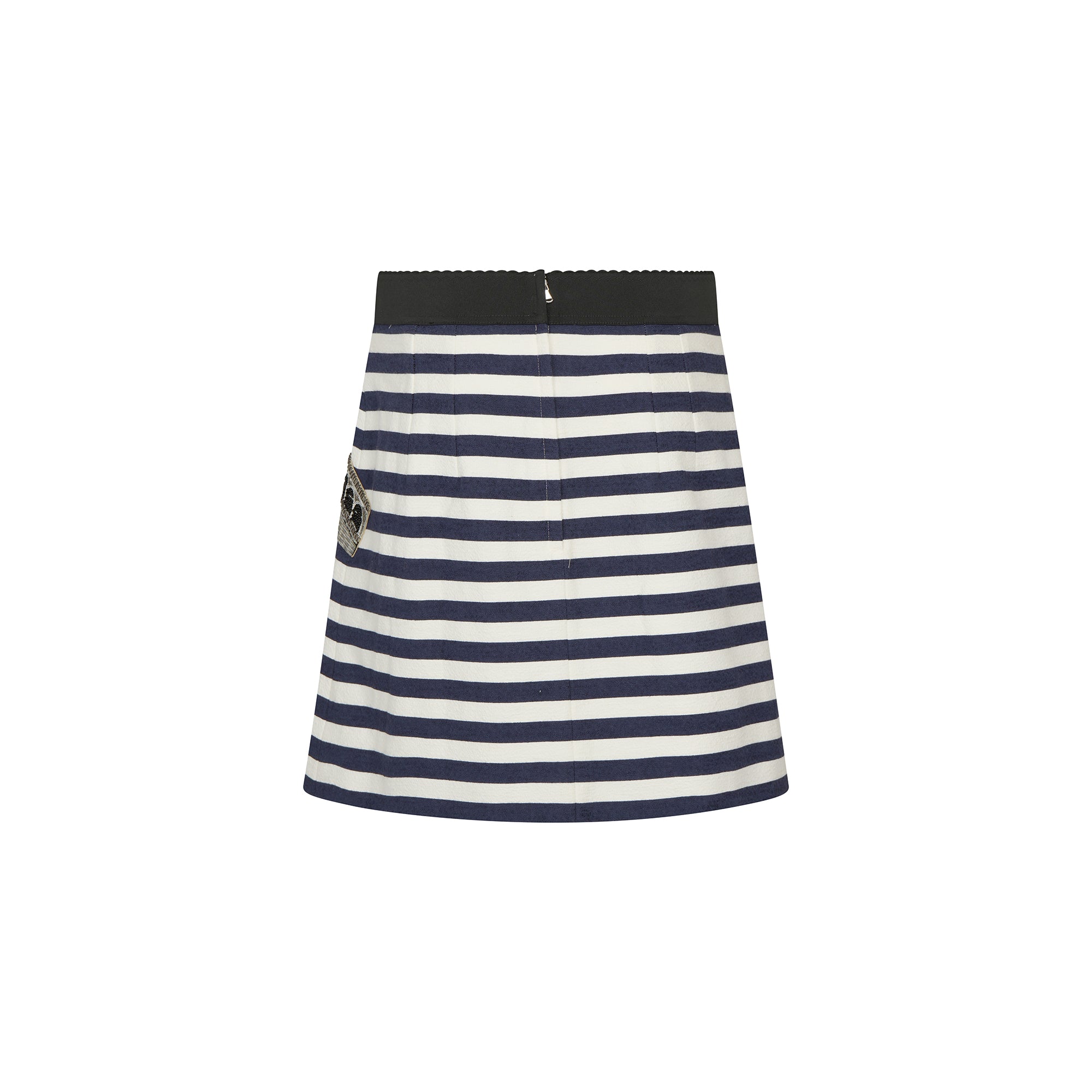 Dolce & Gabbana embroider stripe skirt