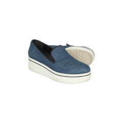 Stella Mccartney Binx Denim Platform Sneakers