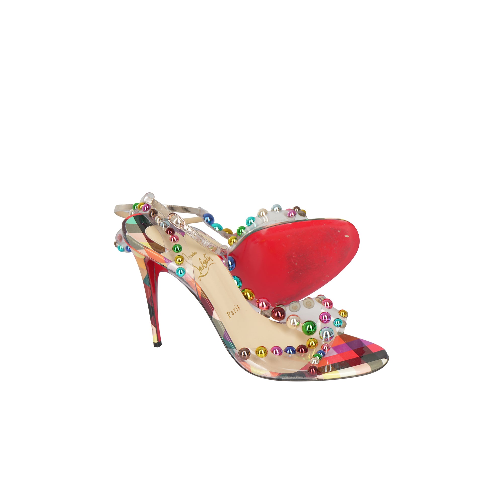 Christian Louboutin Faridaravie embellished high heel sandals