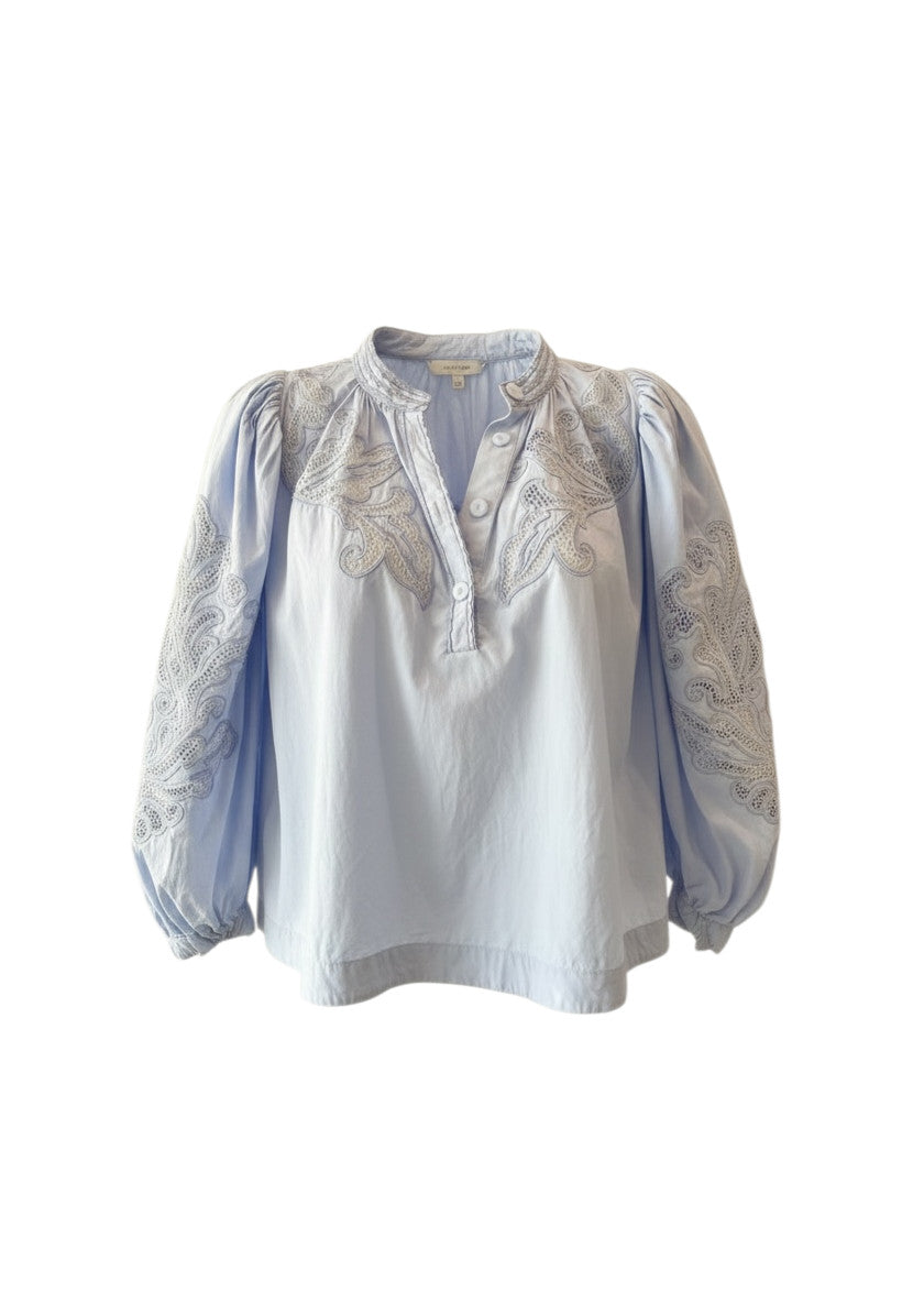 Scarlett Poppies Embroidered Blouse - Size Small