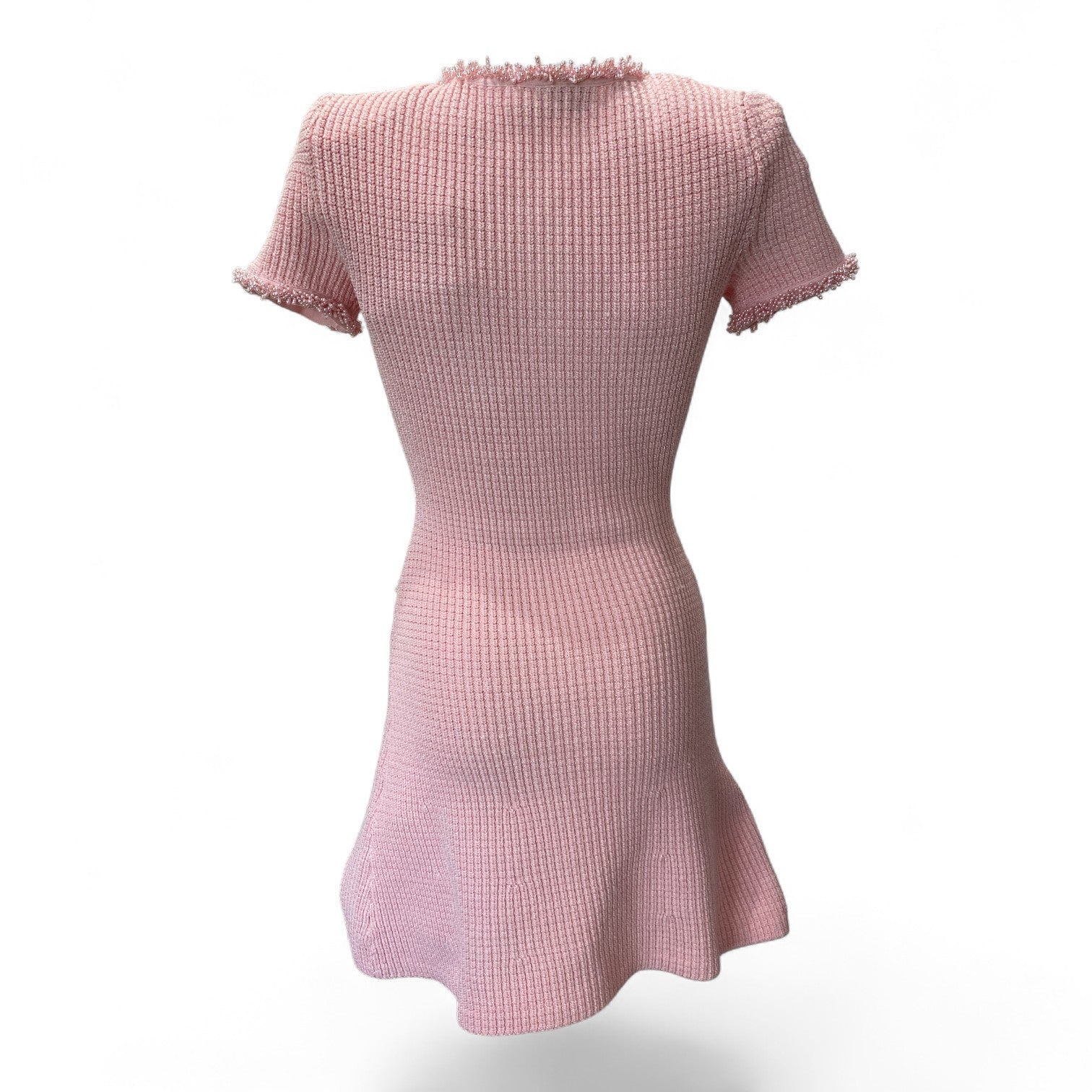 Self-Portrait Pink Knit Mini Dress – Size XS