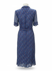 Sézane Blue Floral Shirt Dress - Size 34