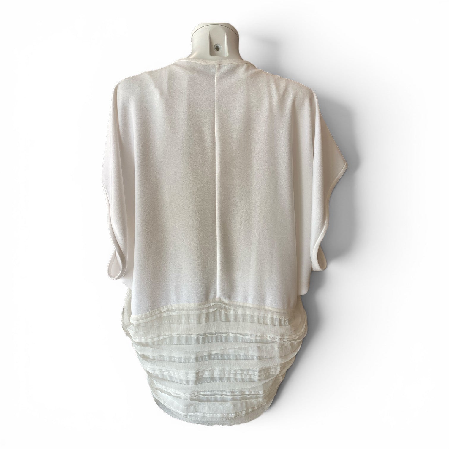 Stelios Koudounaris Draped Top & Vest – White – Size S