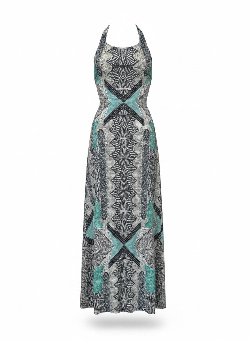 Sunseeker Multicolor Printed Maxi Dress