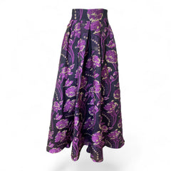 Temperley London Elsa Floral Brocade Maxi Skirt – Fall 2017 – US Size 6
