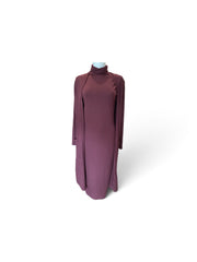 Twenty 29 Burgundy Ribbed Sleeveless Turtleneck Dress Set – Size S