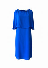 Valentino Garavani Cape-Effect Midi Dress - Size IT 50