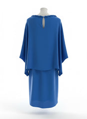 Valentino Garavani Cape-Effect Midi Dress - Size IT 50