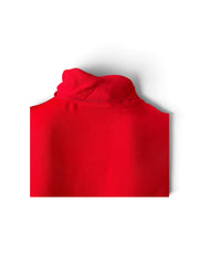 Valentino Red Silk Tie-Neck Blouse – Size 40