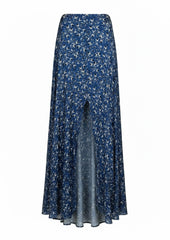 Vassia Kostara Bird Print Maxi Skirt – Size Medium